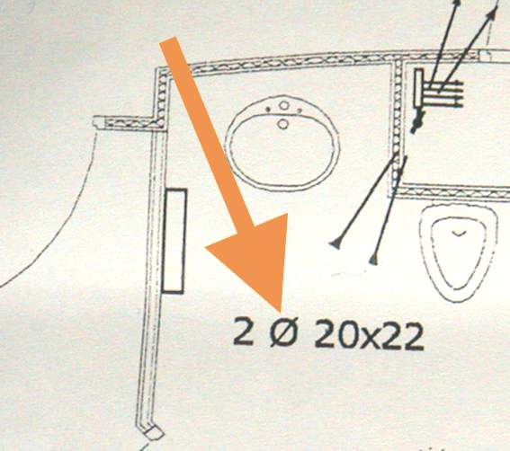 Plans : symbole diamètre